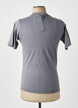T-shirt broderie manches courtes gris GWEN & BLACK homme