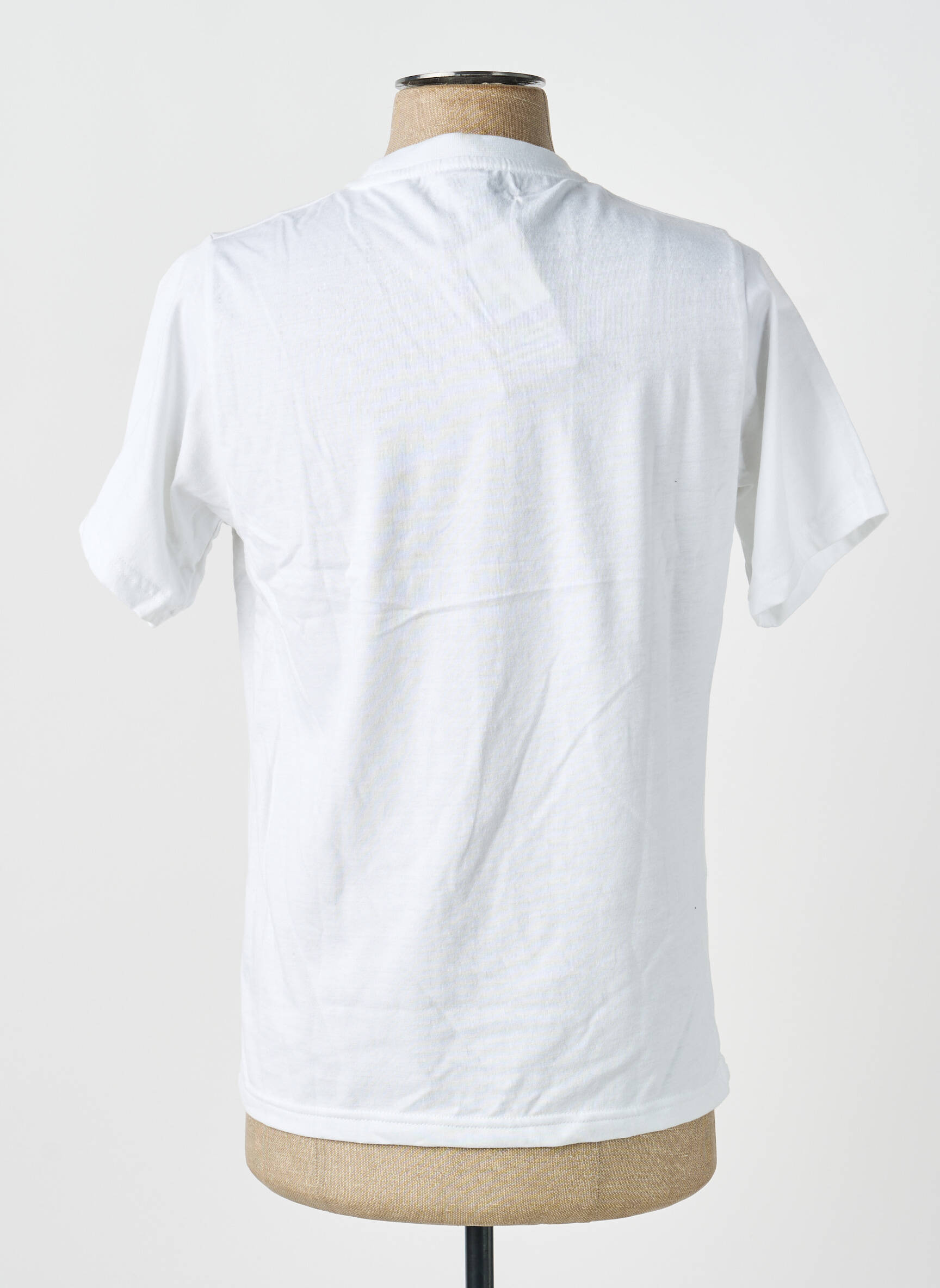 T-shirt broderie manches courtes blanc GWEN & BLACK homme