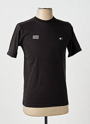 T-shirt broderie manches courtes noir GWEN & BLACK homme