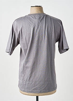 T-shirt broderie manches courtes gris GWEN & BLACK homme