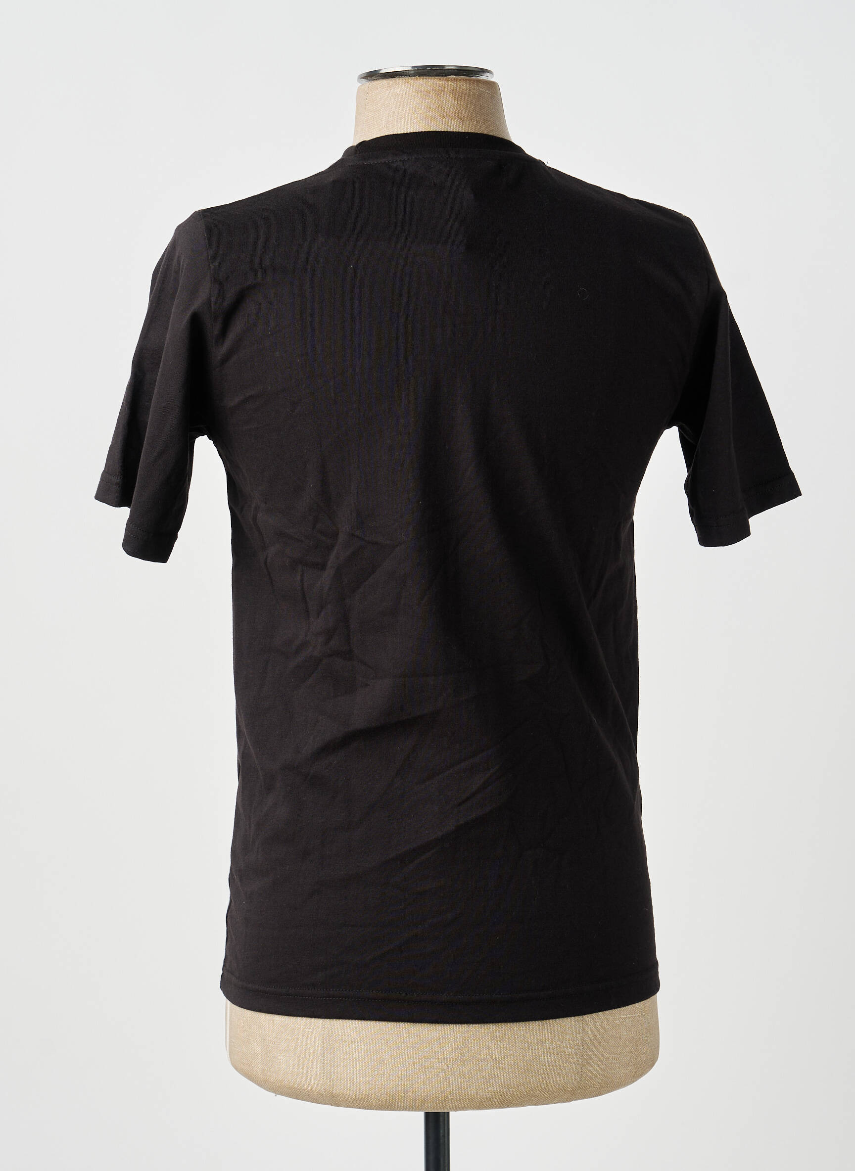 T-shirt broderie manches courtes noir GWEN & BLACK homme