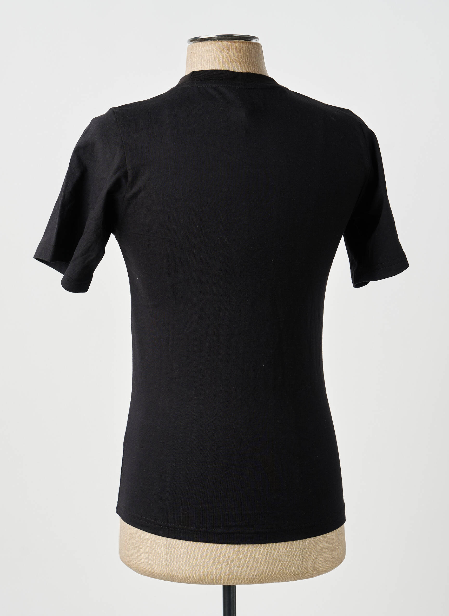 T-shirt broderie manches courtes noir GWEN & BLACK homme