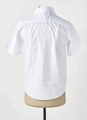 Chemise manches courtes coupe droite blanc GWEN & BLACK homme