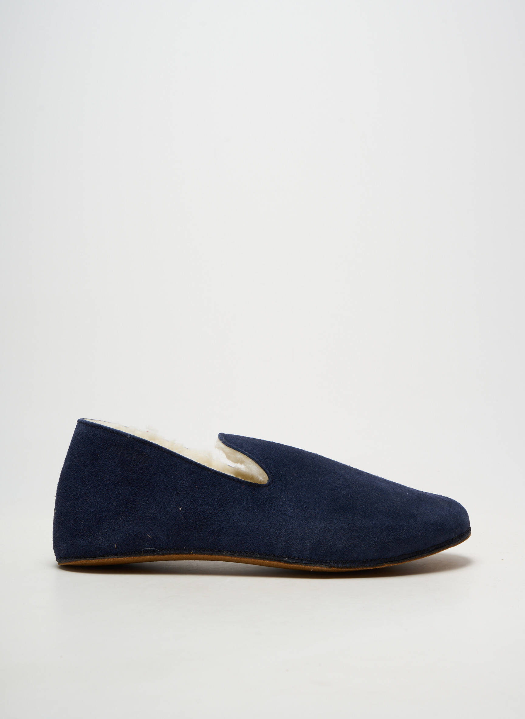 Chaussons/pantoufles bout rond bout rond bleu BOSABO homme
