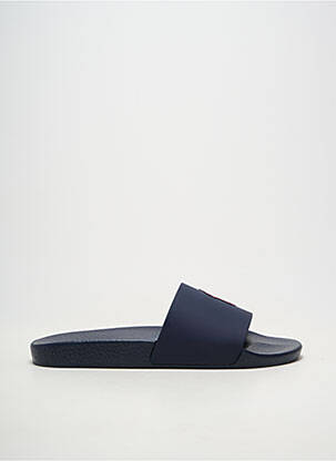 Mules/sabots matière lisse bout ouvert bleu RALPH LAUREN homme