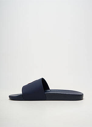 Mules/sabots matière lisse bout ouvert bleu RALPH LAUREN homme