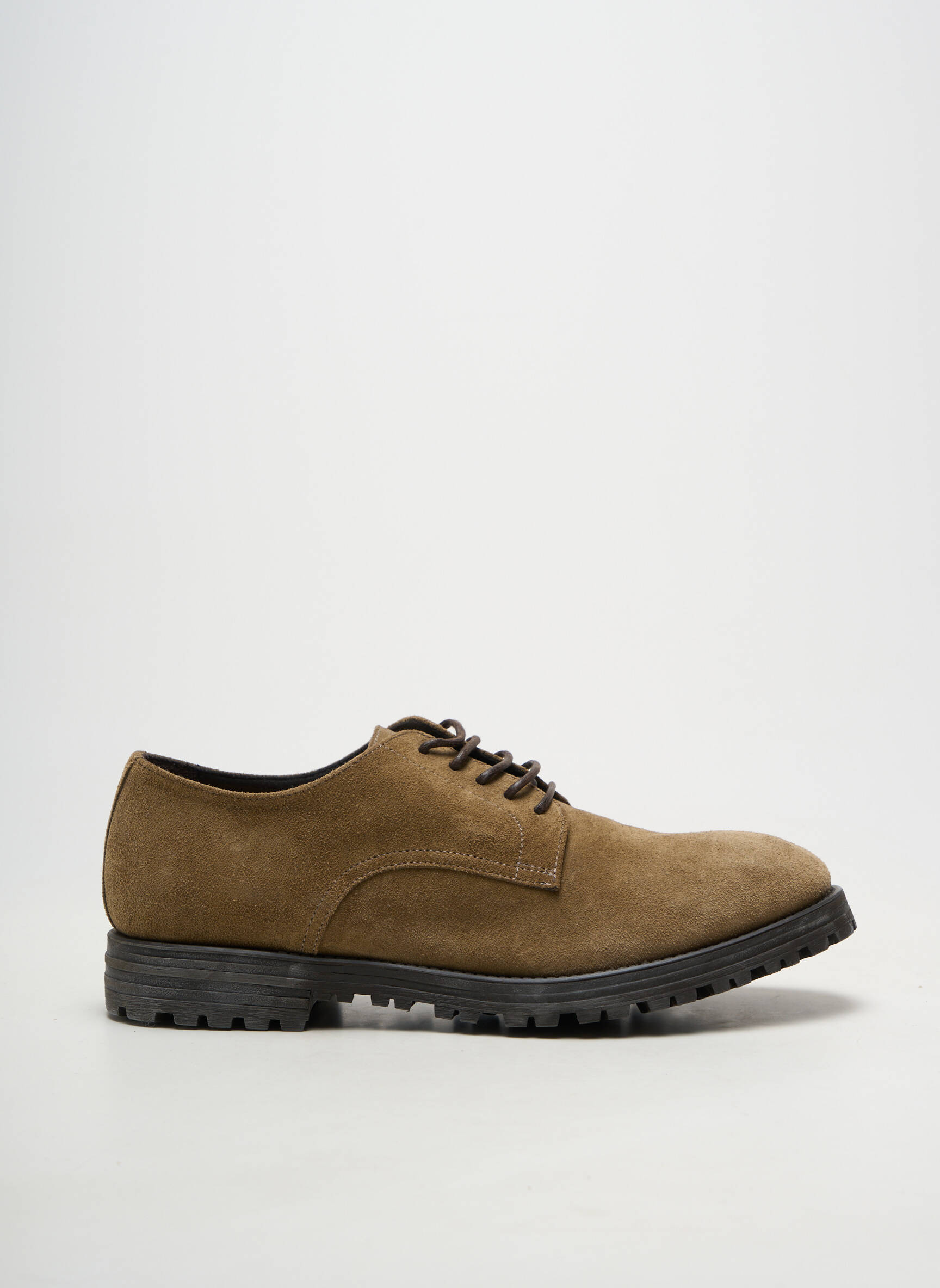Derbies nubuck talon bas vert STURLINI homme