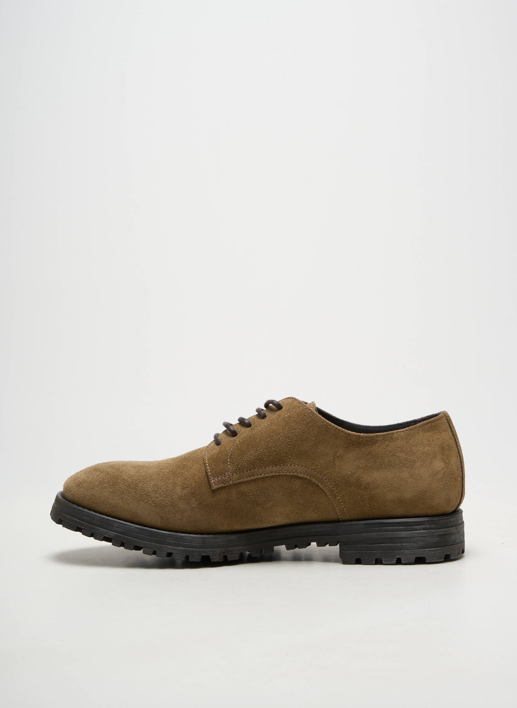 Derbies nubuck talon bas vert STURLINI homme