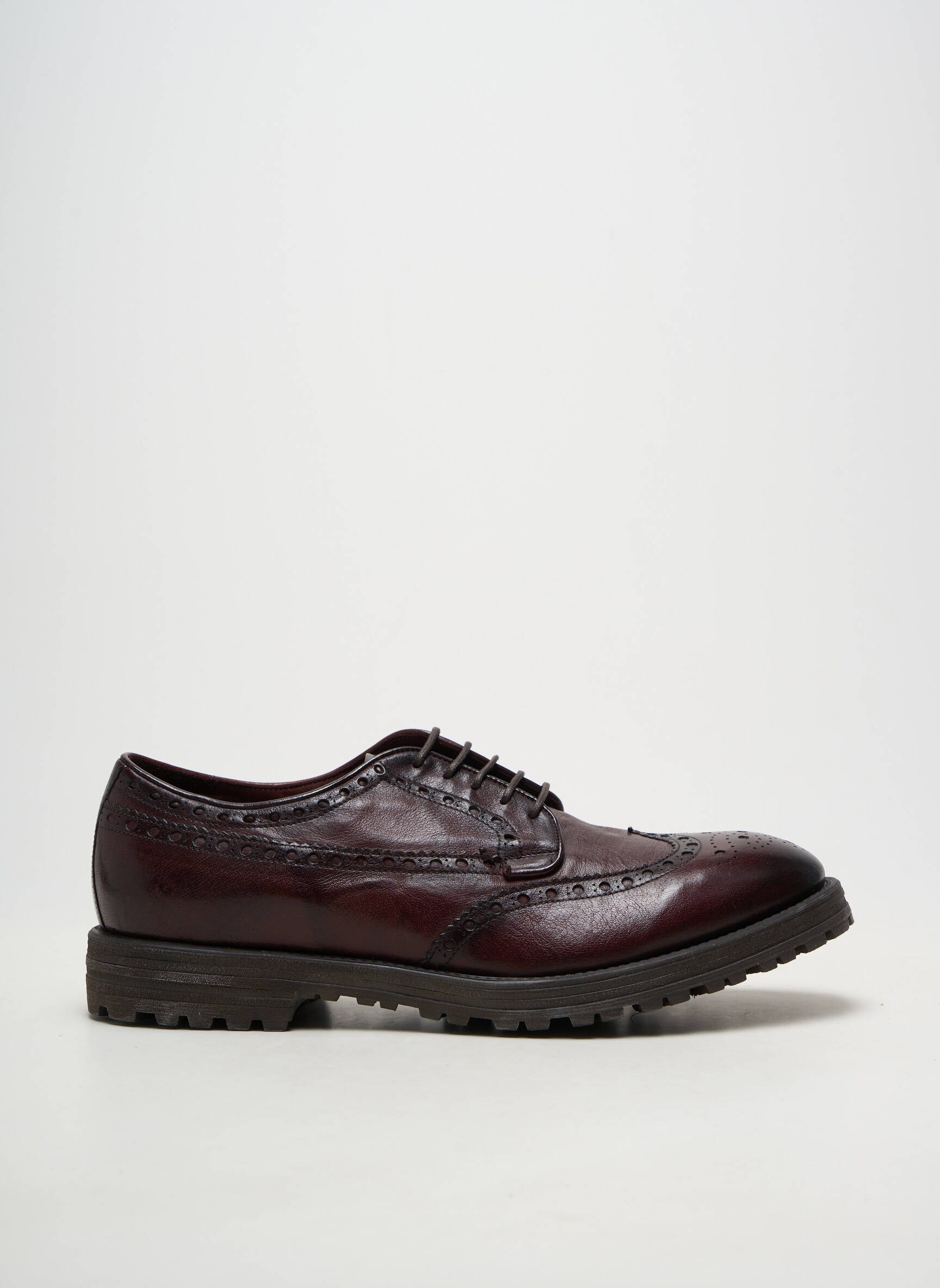 Derbies matière lisse talon bas marron STURLINI homme