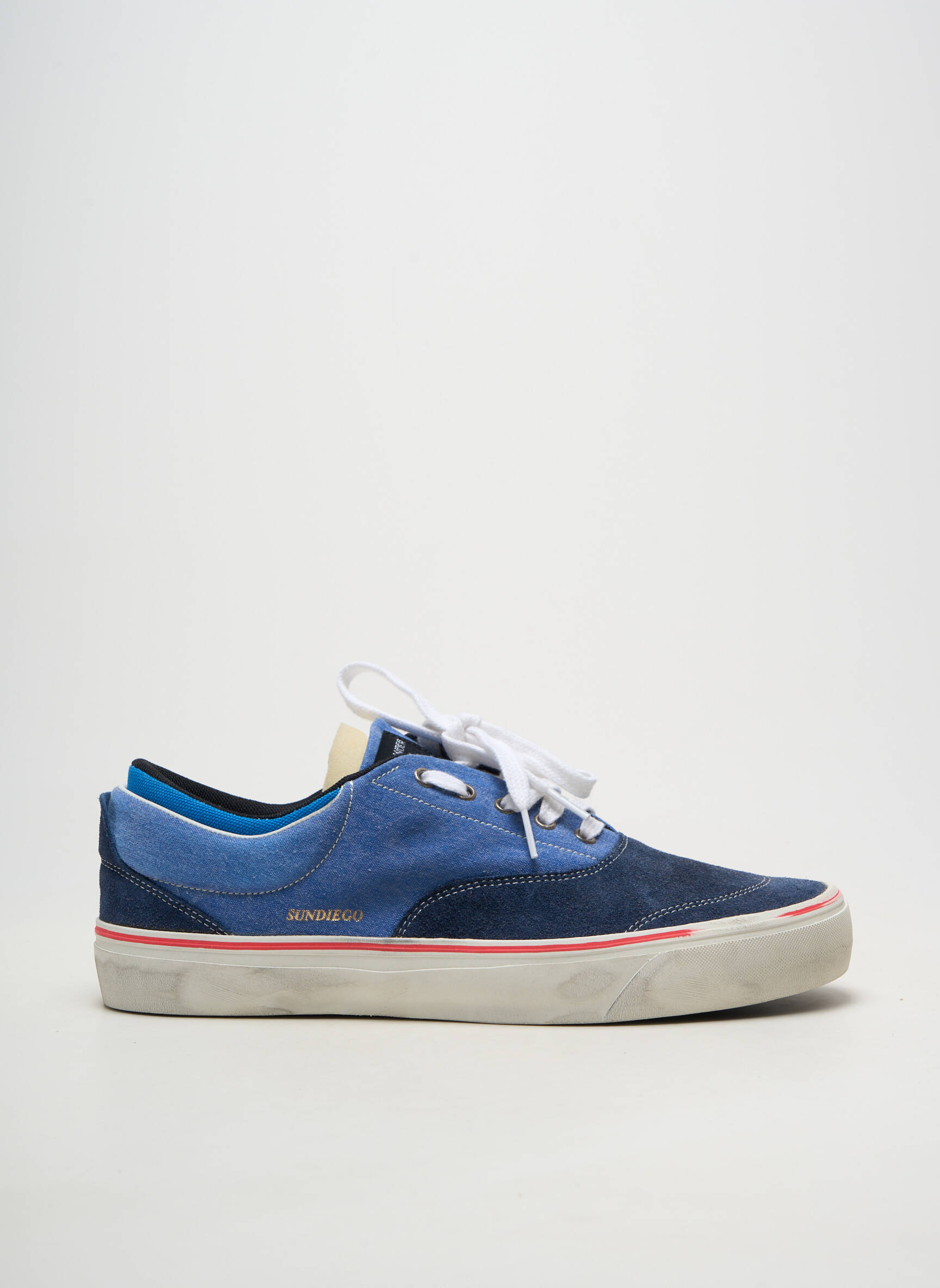 Baskets bout rond bout rond bleu HIDNANDER homme