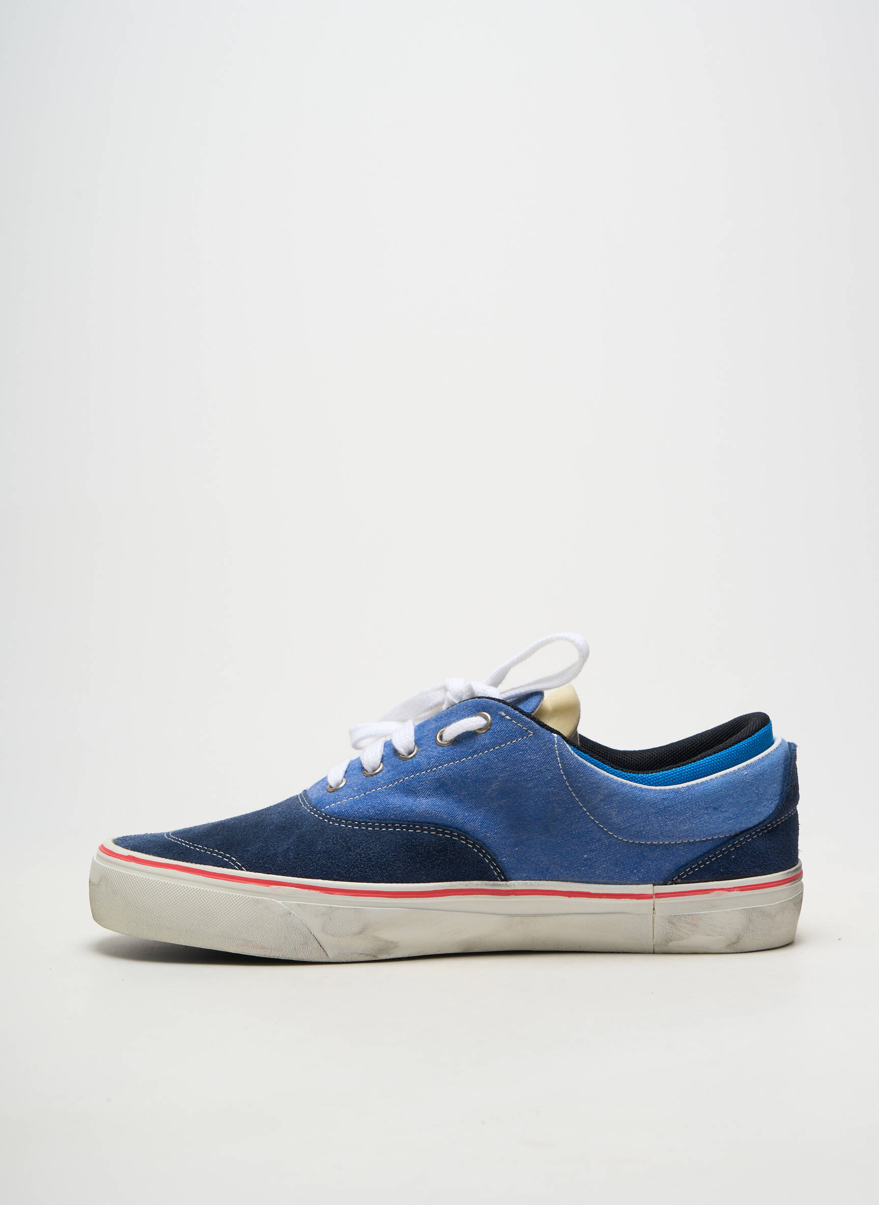 Baskets bout rond bout rond bleu HIDNANDER homme