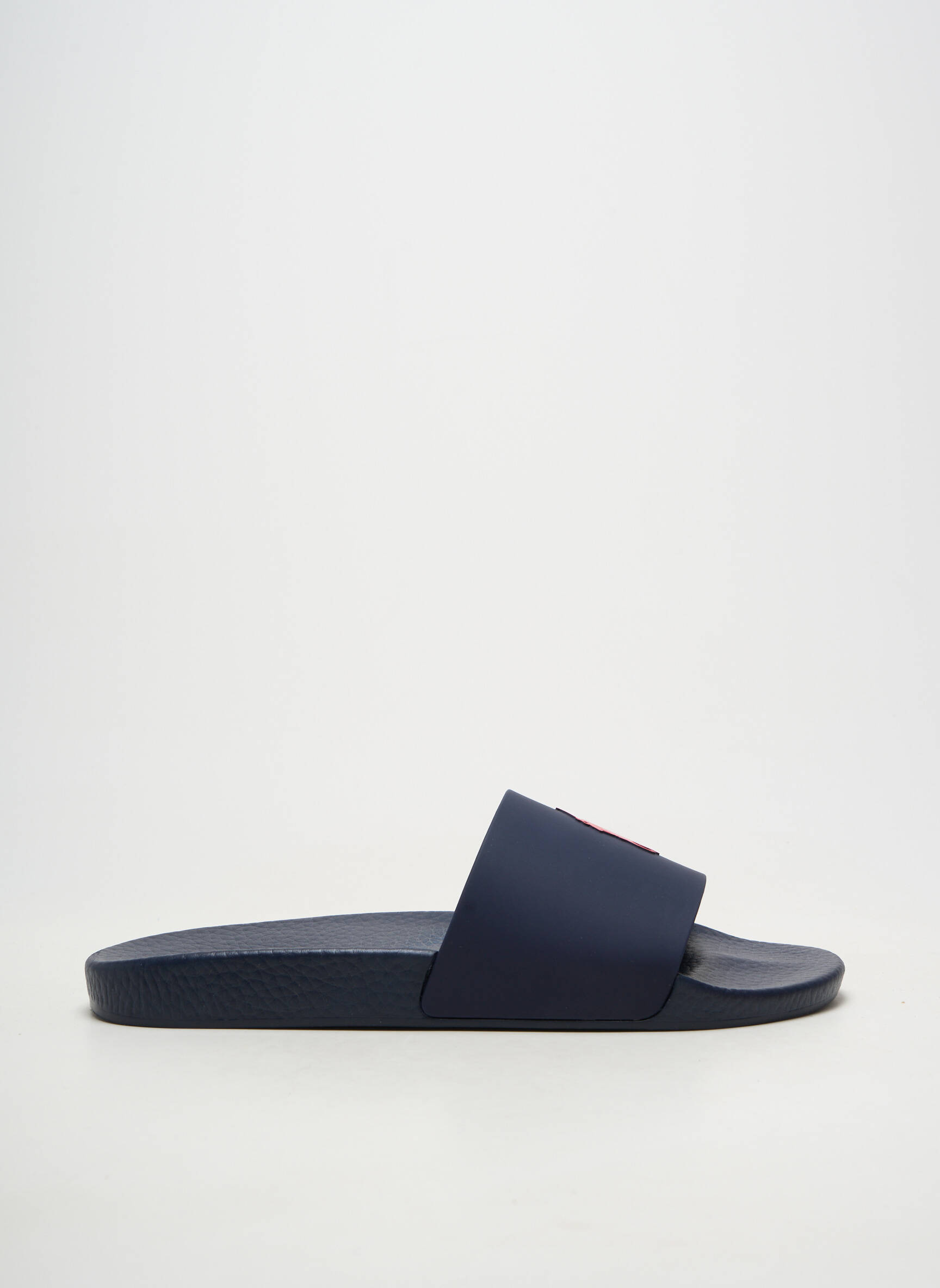 Mules/sabots matière lisse bout ouvert bleu RALPH LAUREN homme
