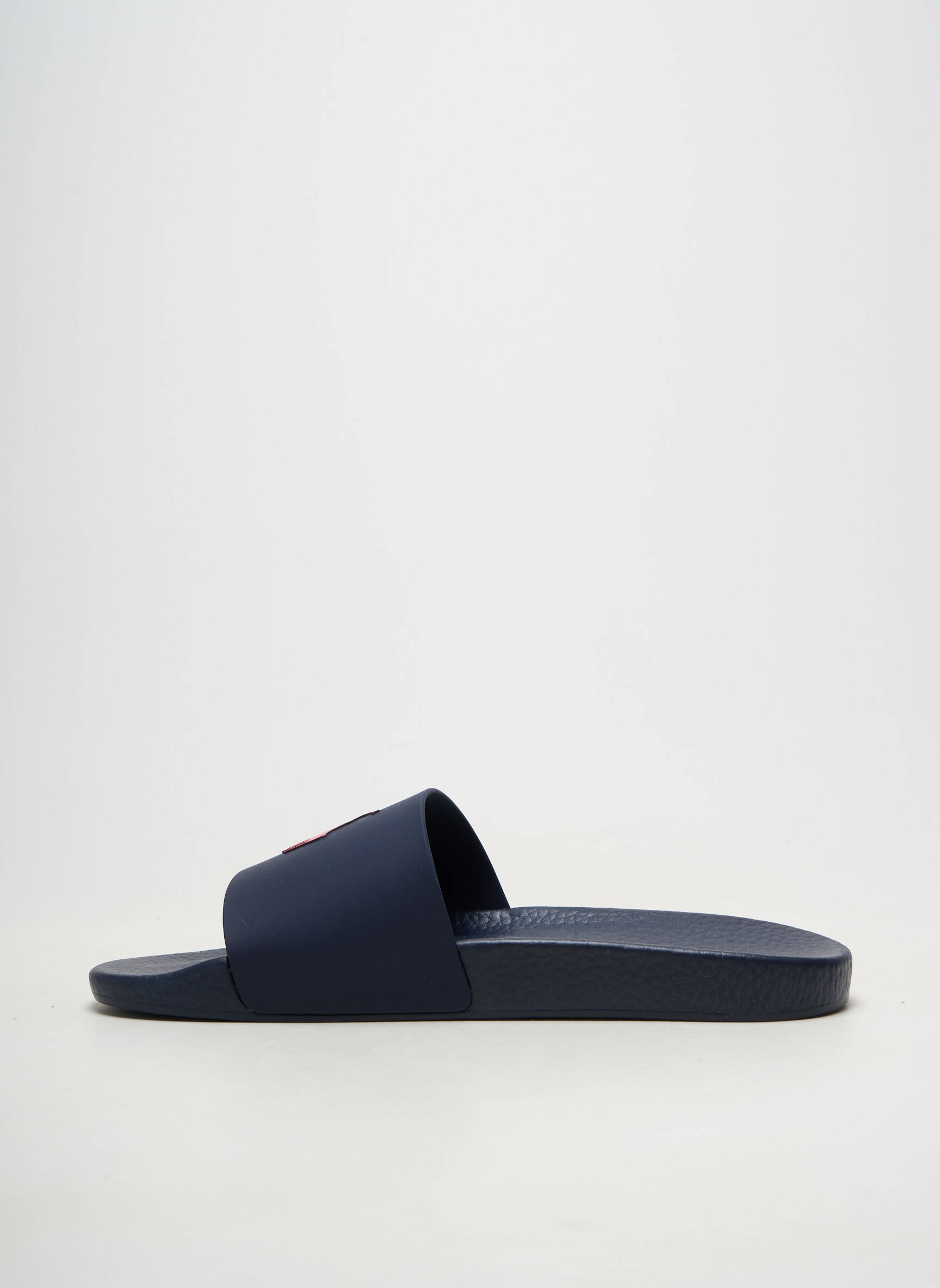 Mules/sabots matière lisse bout ouvert bleu RALPH LAUREN homme
