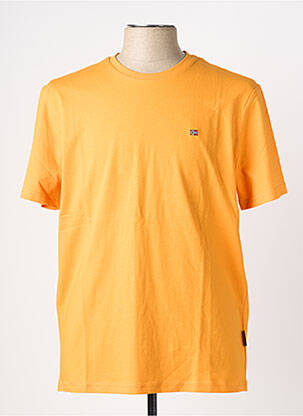 T-shirt coupe cintrée manches courtes orange NAPAPIJRI homme