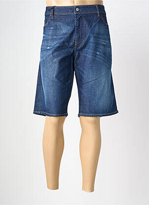 Bermuda coupe droite taille normale bleu DIESEL femme