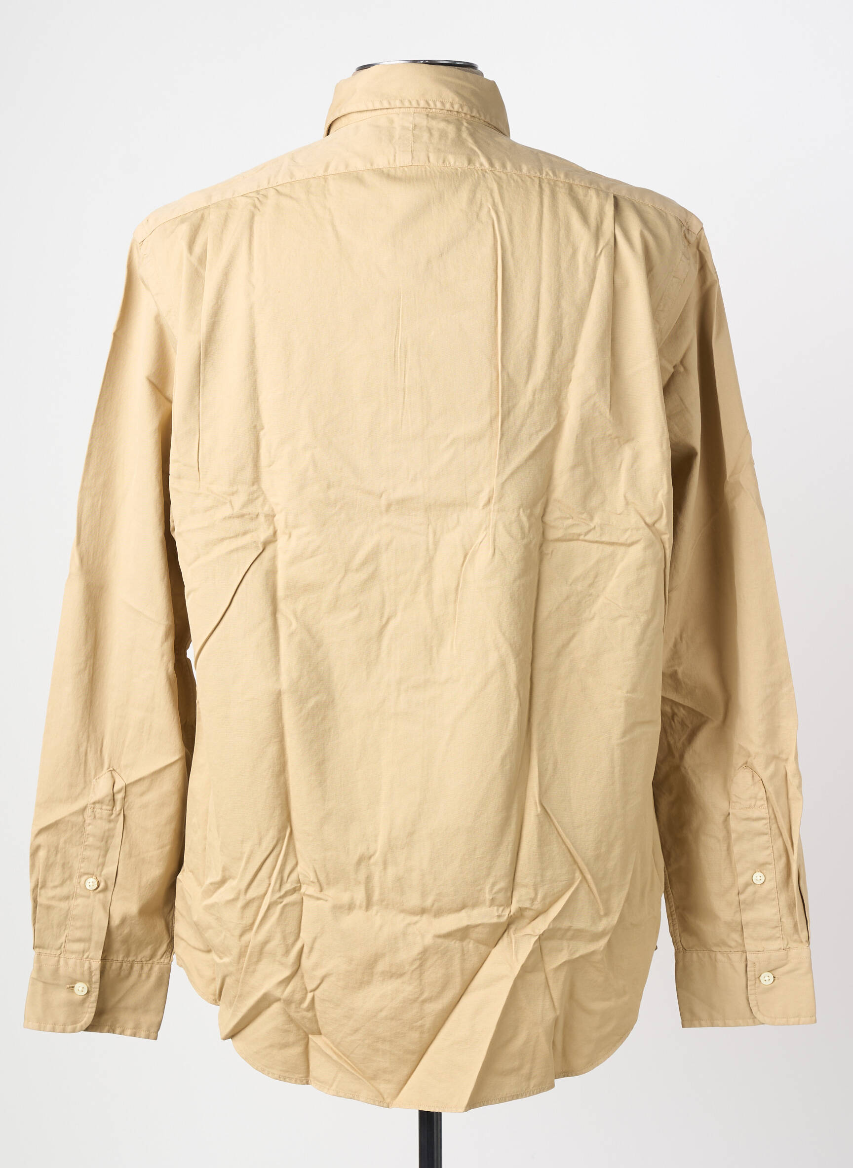 Chemise manches longues coupe cintrée beige RALPH LAUREN homme