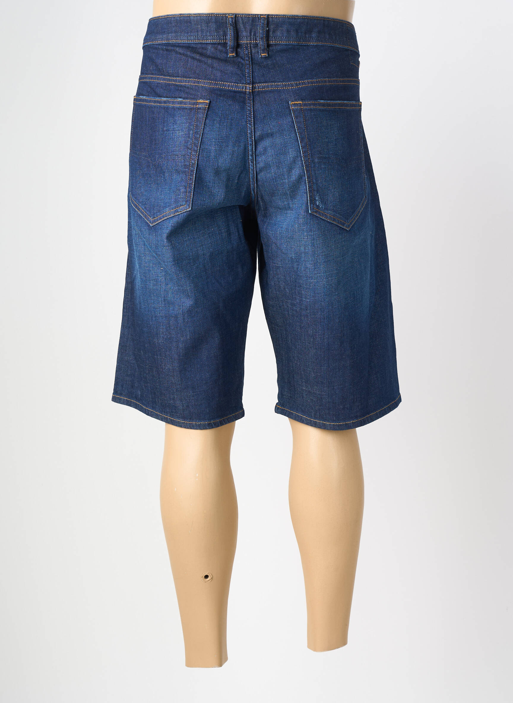 Bermuda coupe droite taille normale bleu DIESEL femme
