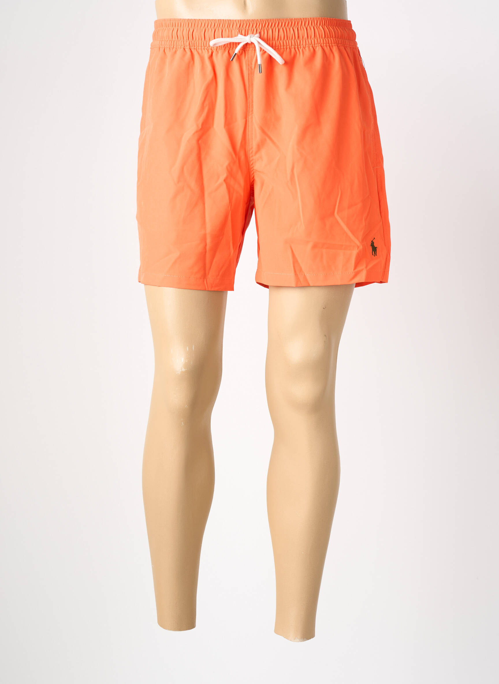 Short de bain effet matière satinée orange RALPH LAUREN homme
