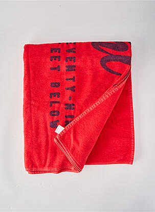 Serviette de plage imprimé fantaisie rouge HARTFORD homme