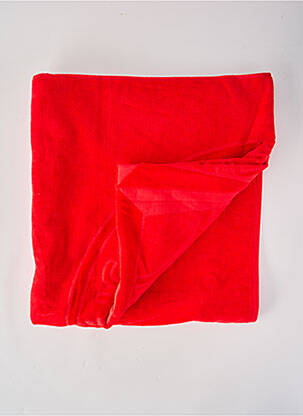 Serviette de plage tissu en éponge rouge STONE ISLAND homme
