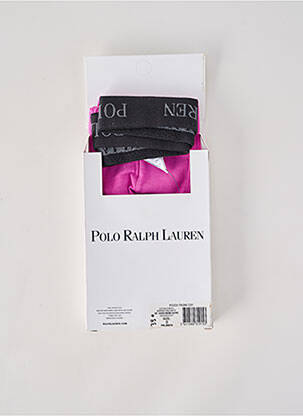 Boxer tissage jersey rose RALPH LAUREN homme