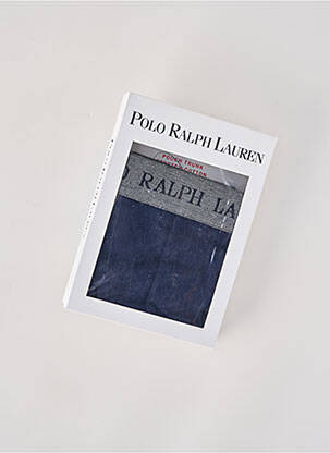 Boxer tissage jersey bleu RALPH LAUREN homme