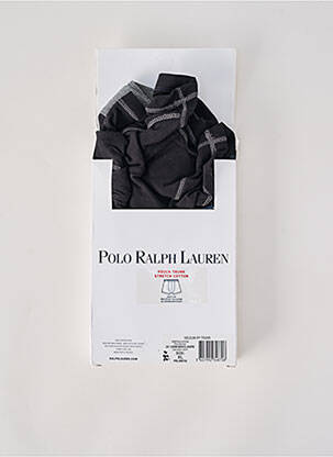 Boxer tissage jersey noir RALPH LAUREN homme