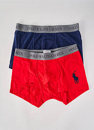 Boxer tissage jersey rouge RALPH LAUREN homme
