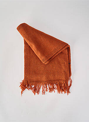 Echarpe maille tricot marron DANIELE FIESOLI homme