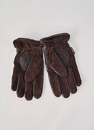 Gants doublure textile marron STRELLSON homme