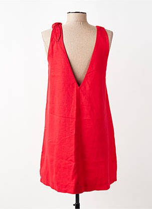 Robe courte sans manche sans manche rouge GRACE & MILA femme