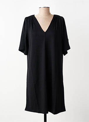 Robe courte manches courtes manches courtes noir LOLA ESPELETA femme
