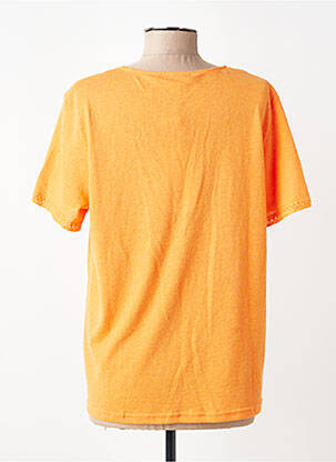 T-shirt coupe droite manches courtes orange GRACE & MILA femme