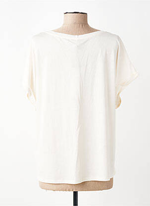 T-shirt coupe droite manches courtes beige LOLA ESPELETA femme