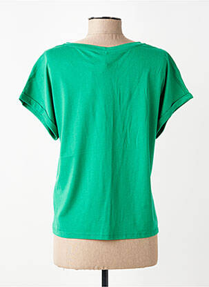 T-shirt coupe droite manches courtes vert LOLA ESPELETA femme