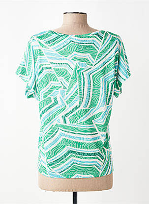 T-shirt imprimé fantaisie manches courtes vert LOLA ESPELETA femme