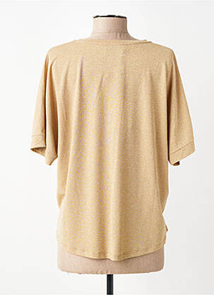 Top stretch manches courtes or PAKO LITTO femme