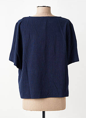 Top manches courtes manches courtes bleu GRACE & MILA femme
