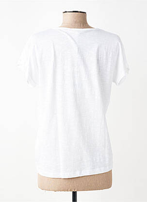 T-shirt imprimé fantaisie manches courtes blanc BATELA femme