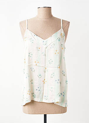 Top manches bretelles ajustables fines bretelles bleu PAKO LITTO femme