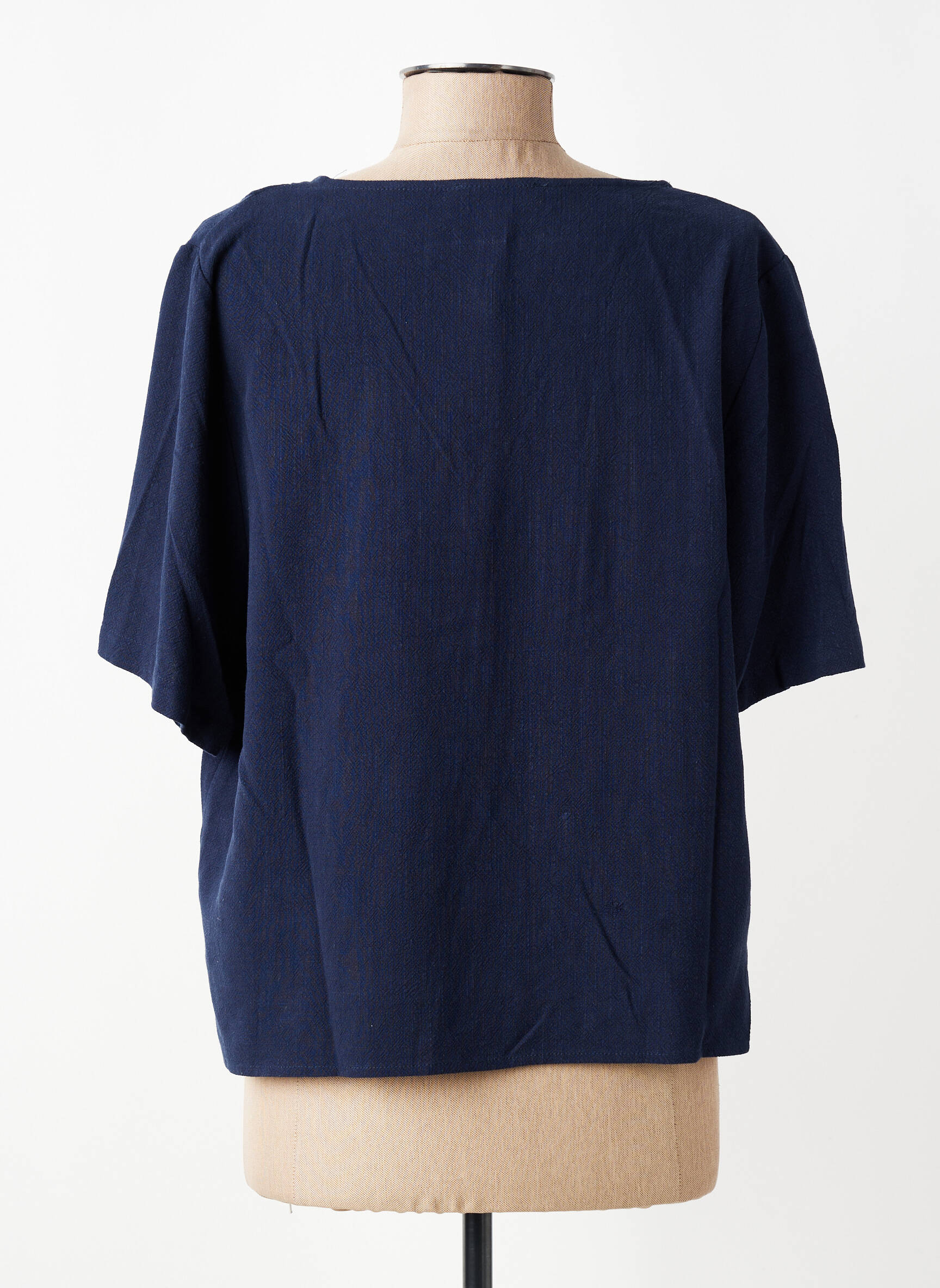 Top manches courtes manches courtes bleu GRACE & MILA femme