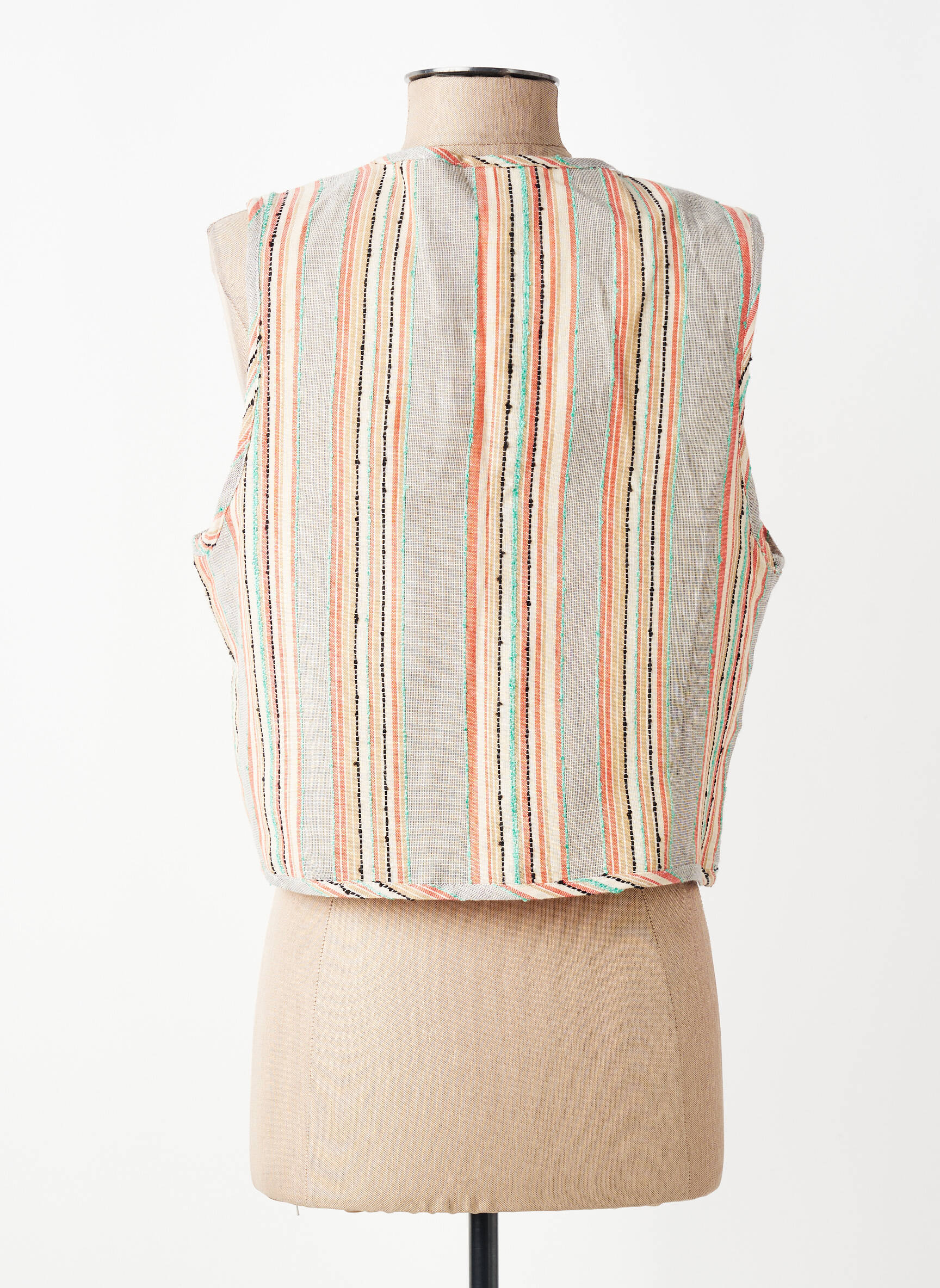 Gilet sans manche poches beige LOLA ESPELETA femme