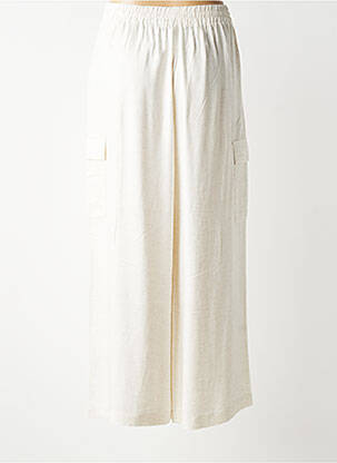 Pantalon cargo taille élastique taille normale beige LOLA ESPELETA femme