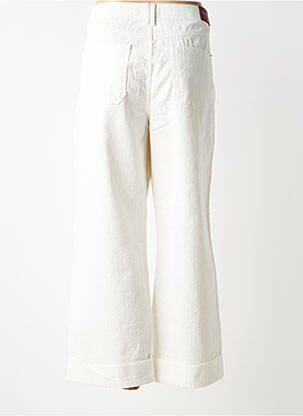 Jeans coupe large stretch taille haute blanc FREEMAN T.PORTER femme