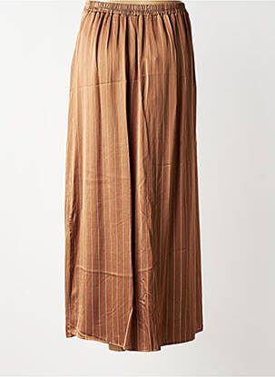 Jupe longue coupe fluide marron LOLA ESPELETA femme