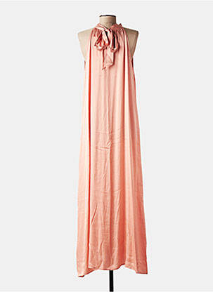 Robe longue sans manche sans manche rose GRACE & MILA femme