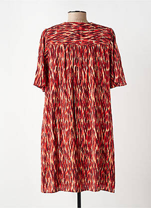 Robe courte manches courtes manches courtes orange GRACE & MILA femme