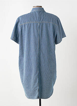 Robe courte manches courtes manches courtes bleu BATELA femme