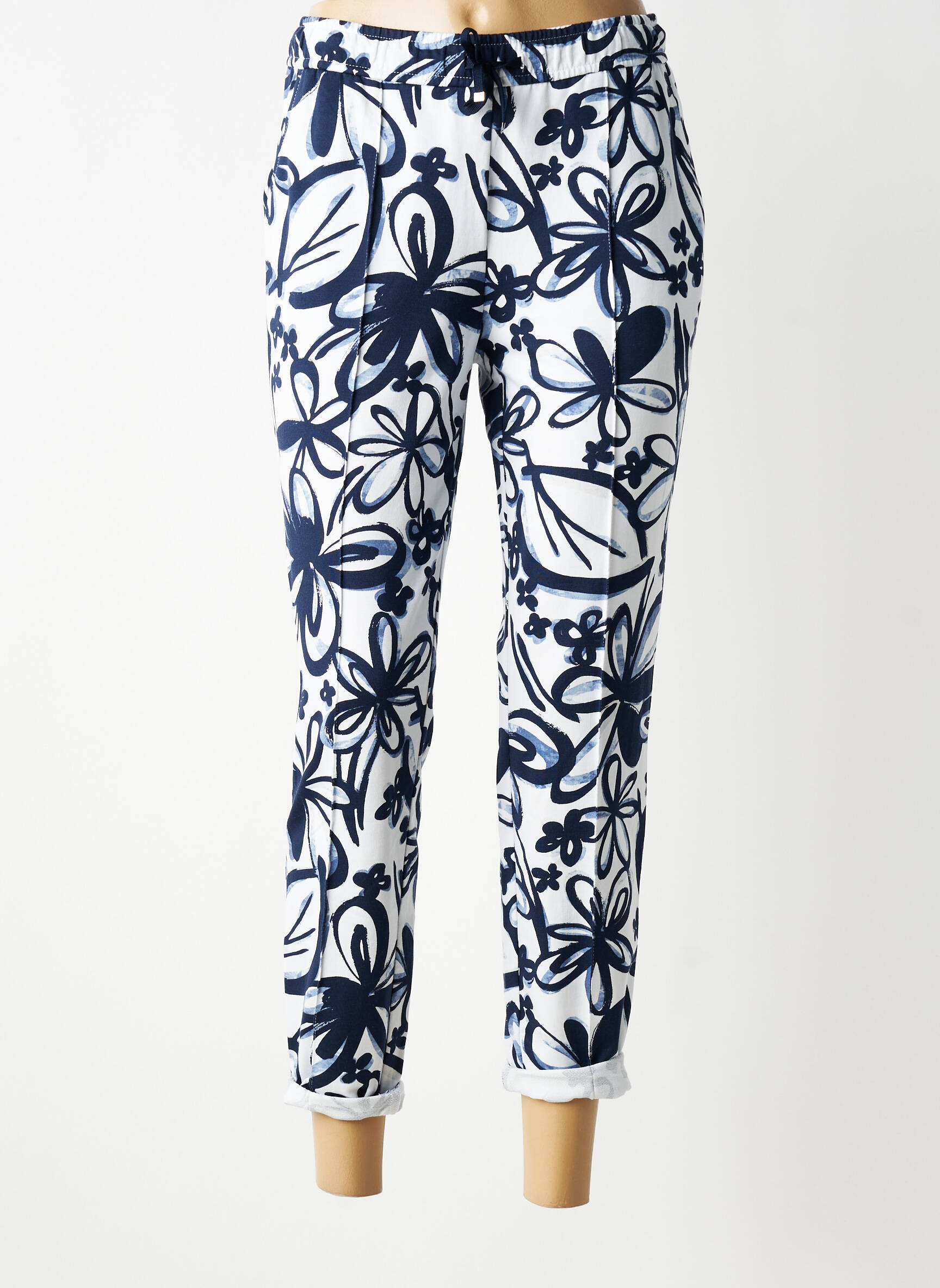 Jogging slim taille normale bleu RABE femme