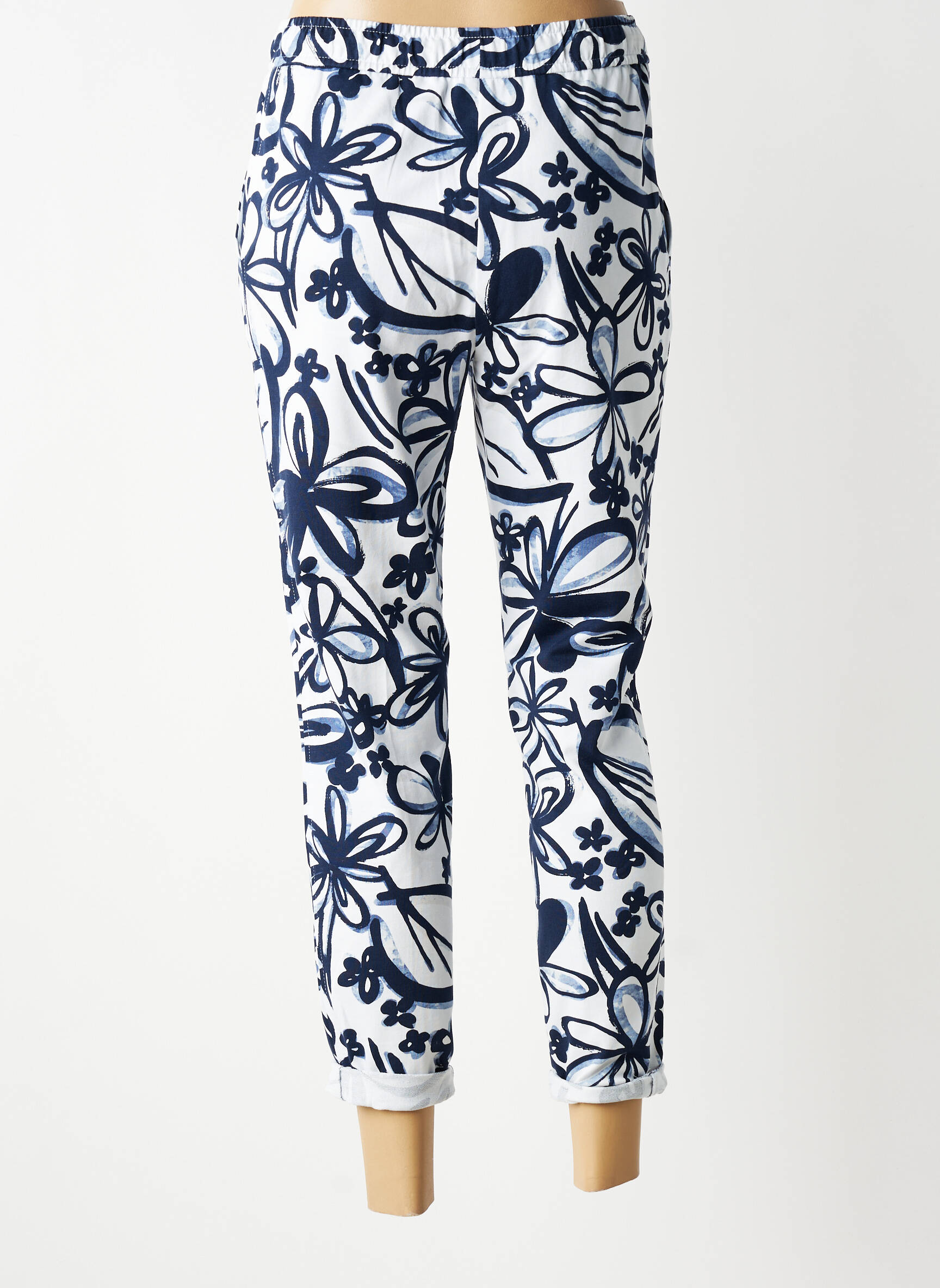 Jogging slim taille normale bleu RABE femme